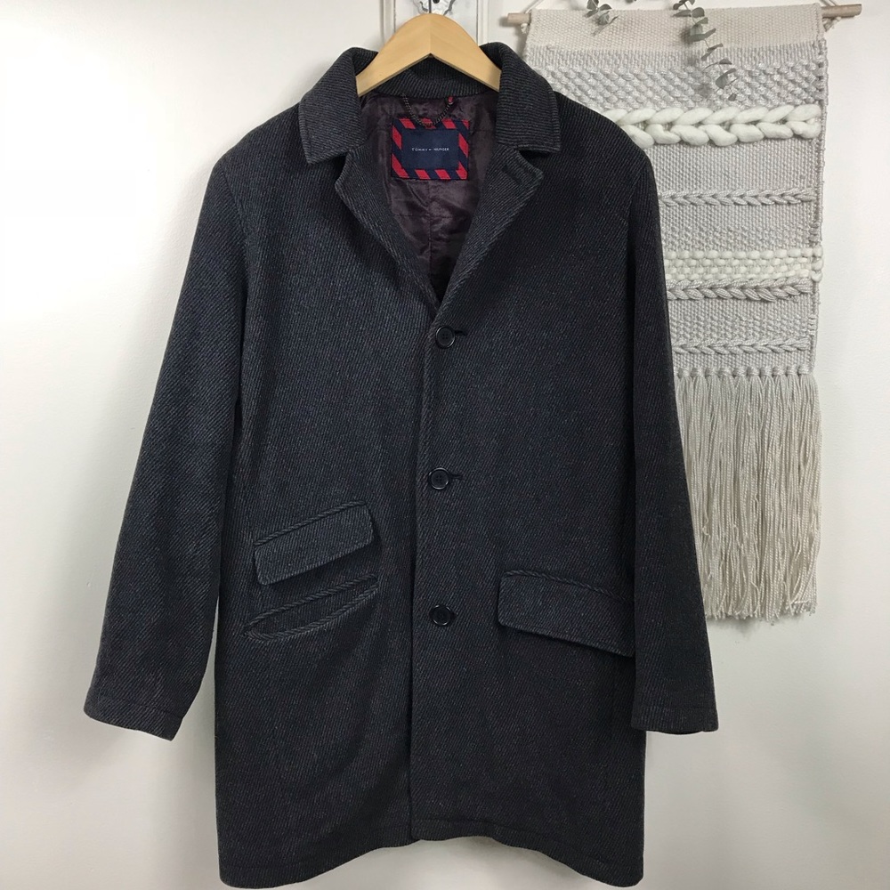 Men’s Tommy Hilfiger Charcoal Twill Jacket